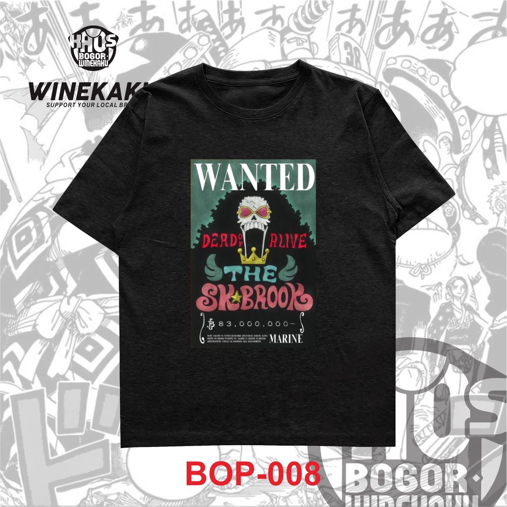 Jual KAOS ONE PIECE BOUNTY BROOK Shopee Indonesia