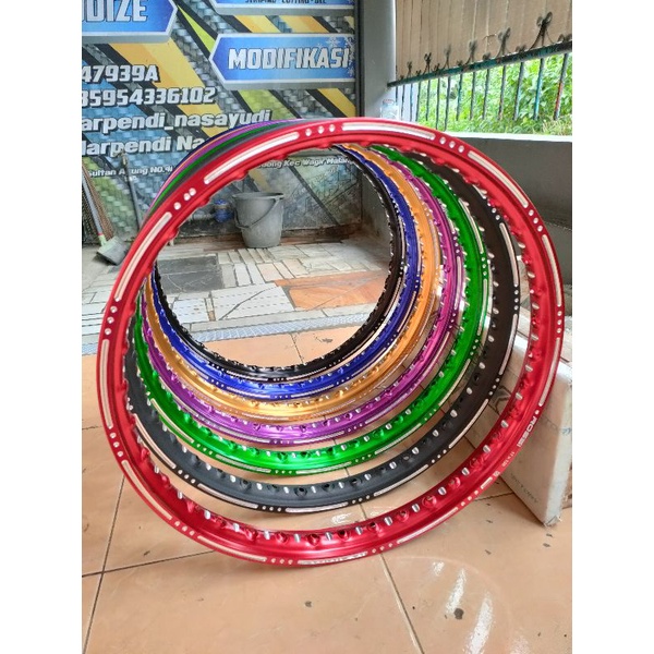 Jual Velg Vrossi Ring 17 Custom Slot Milling Warna Lengkap Shopee