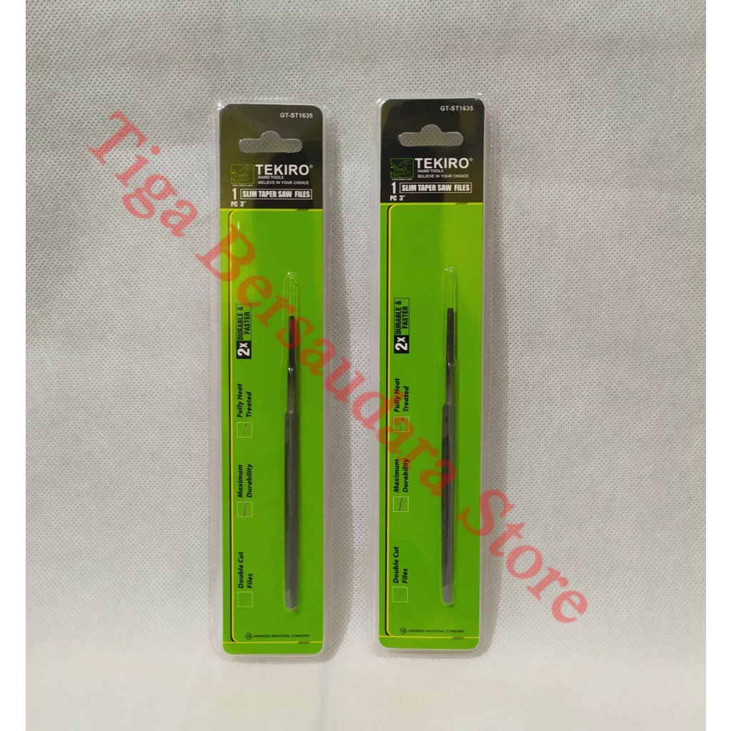 Jual Kikir Segitiga 3 TEKIRO Slim Taper Slim Files 3 Inch Kikir