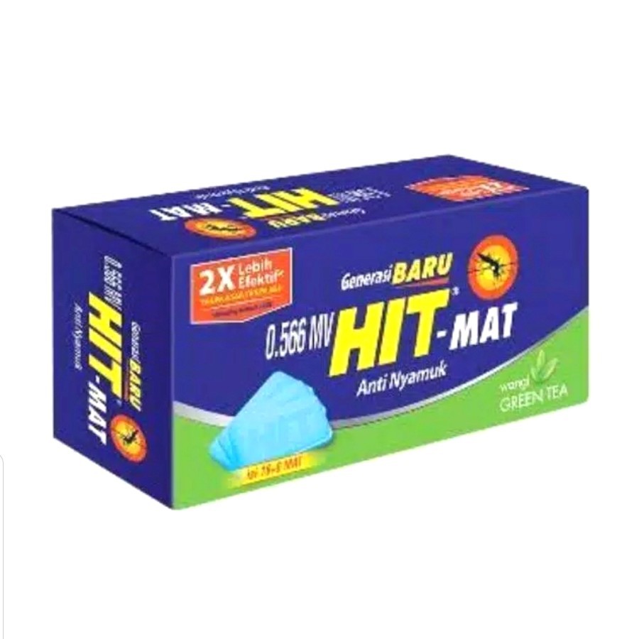 Jual HIT MAT ANTI NYAMUK WANGI GREEN TEA ISI 18 6MAT Shopee Indonesia