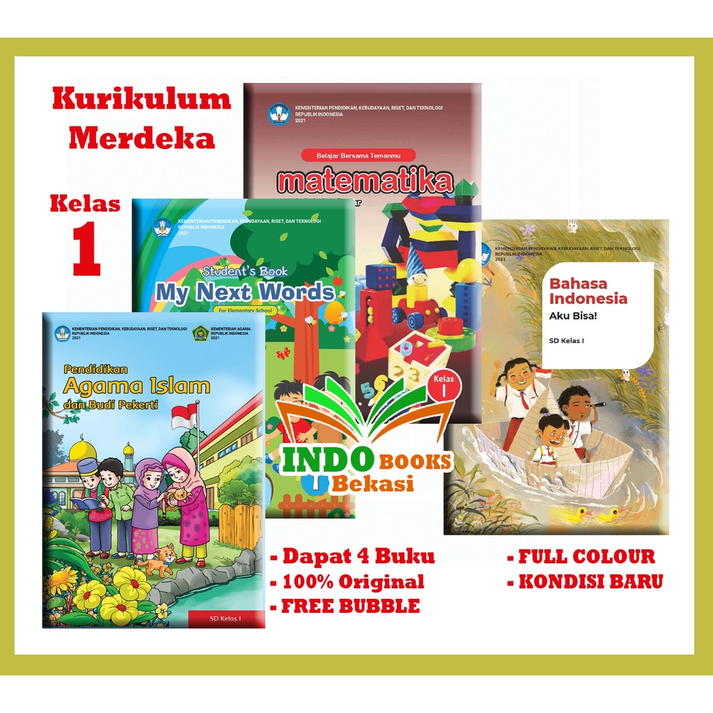 Jual Paket Lengkap Buku Sd Kelas Kurikulum Merdeka Kurikulum