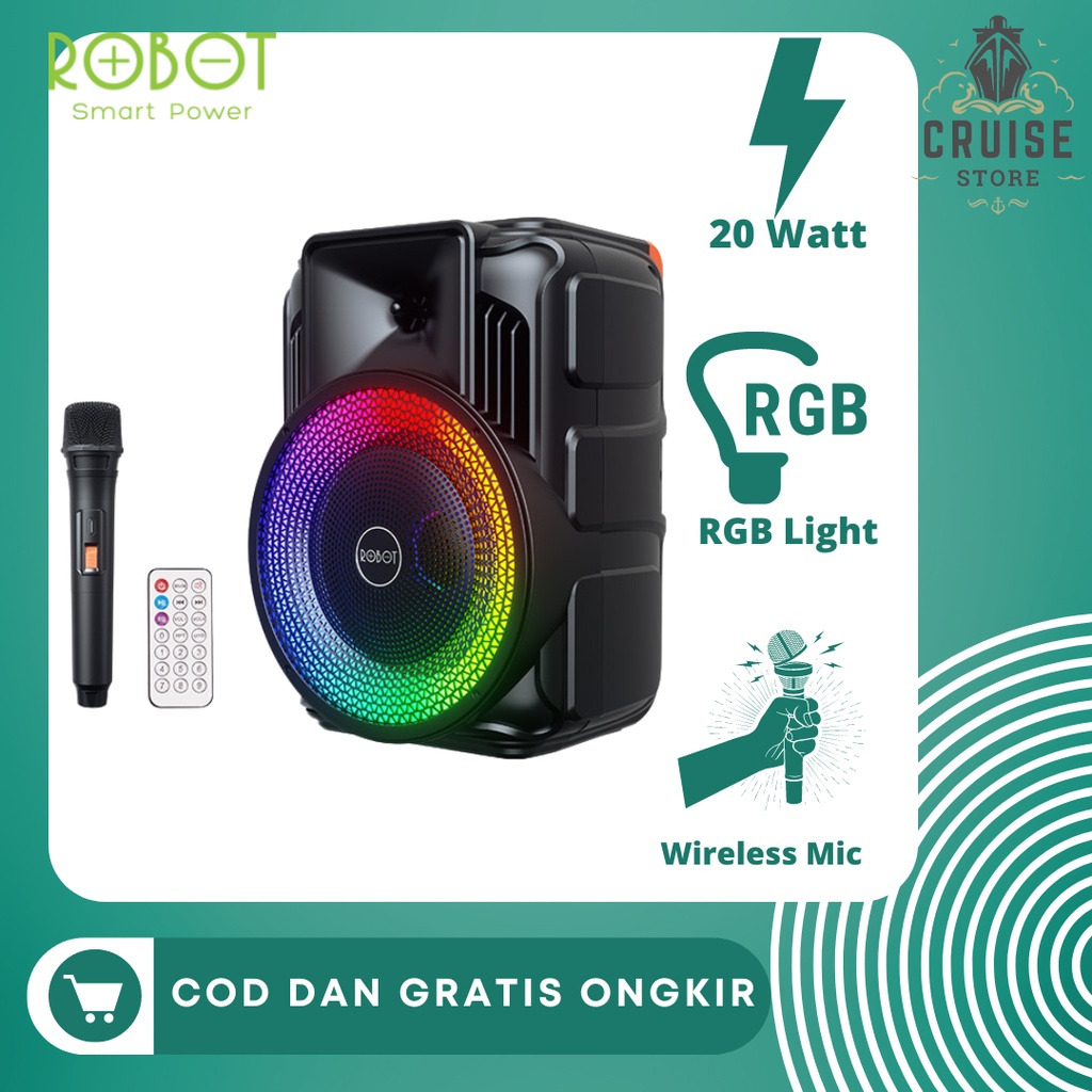 Jual Speaker Bluetooth Robot Rb Portable Speaker Aktif High