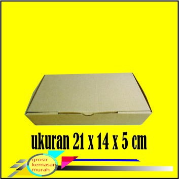 Jual Uk X X Kotak Kraft Coklat Dus Donat Martabak Polos Dus