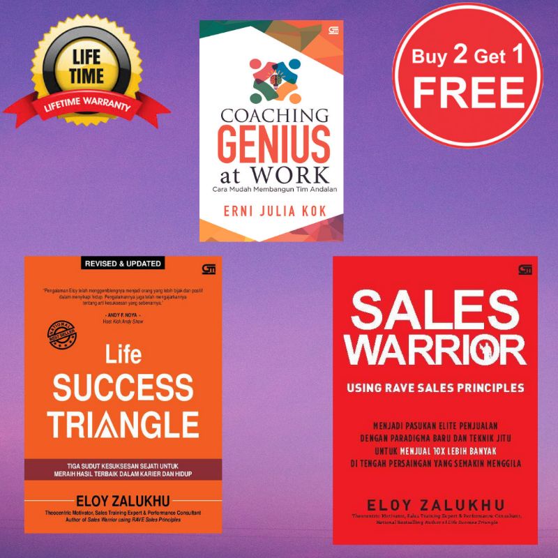 Jual Coaching Genius At Work Life Success Triangle Sales Warrior Using