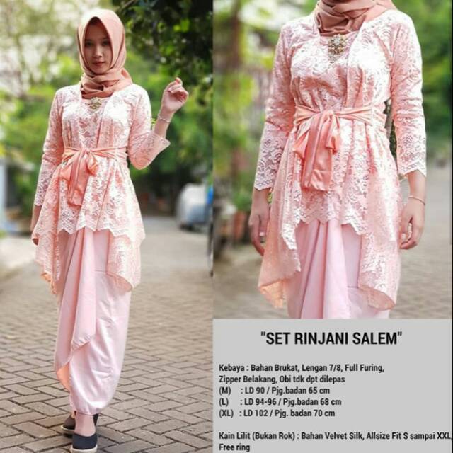 Jual KEBAYA MODERN KEBAYA BRUKAT BROKAT SERAGAM PERNIKAHAN KAINLILIT