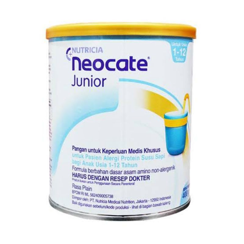 Jual SUSU NUTRICIA NEOCATE JUNIOR 400 GRAM Shopee Indonesia