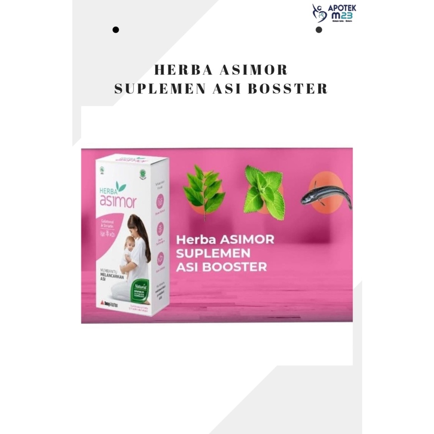 Jual Herba Asimor 30 Kapsul Asi Booster Pelancar Asi Shopee Indonesia