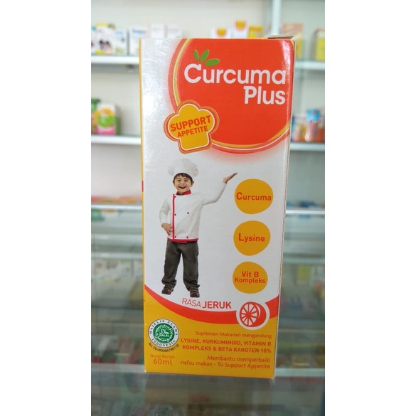 Jual Curcuma Plus Support Appetite 60 Ml Rasa Jeruk Shopee Indonesia