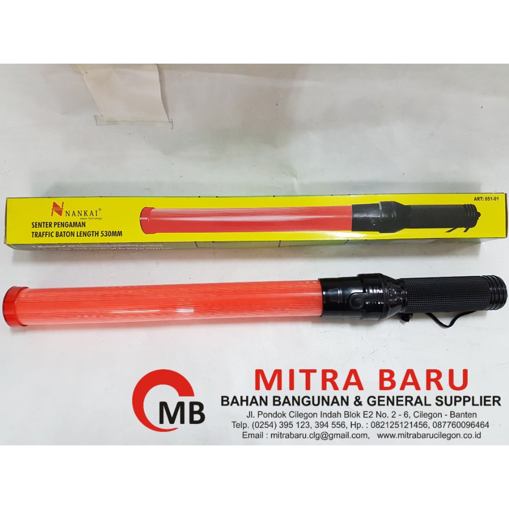 Jual TONGKAT SENTER BATON LAMPU PARKIR LALU LINTAS TRAFFIC LIGHT NANKAI