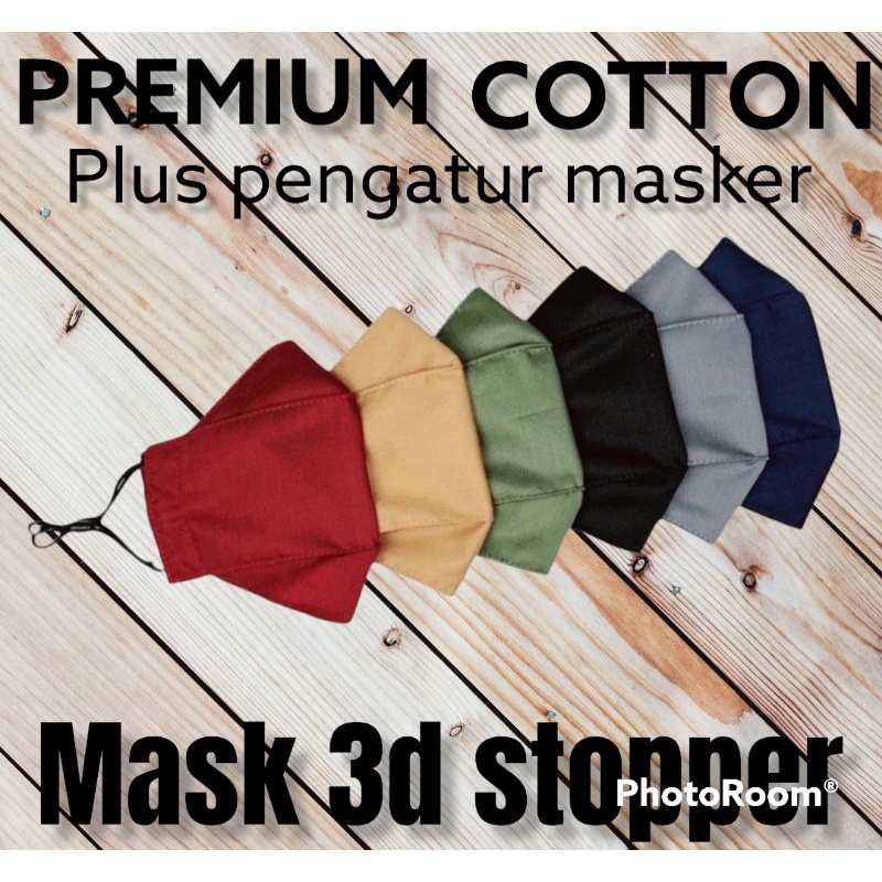 Jual Masker Kain D Stopper Hijab Earlop Premium Premium Cotton Mask