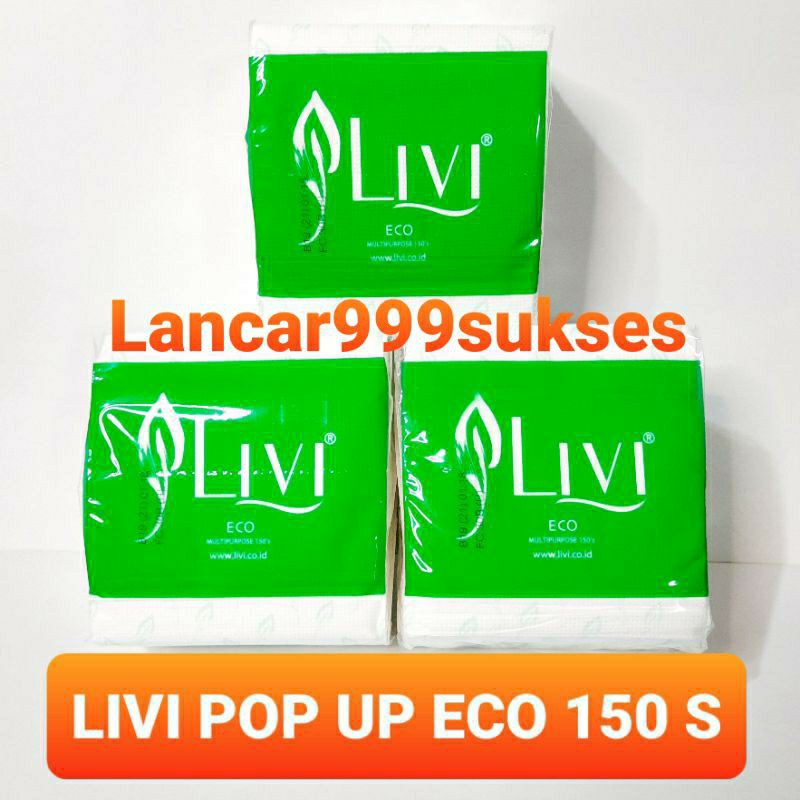 Jual Tissue Livi Pop Up Livi Tissue Livi Eco Multi Purpose Sheets