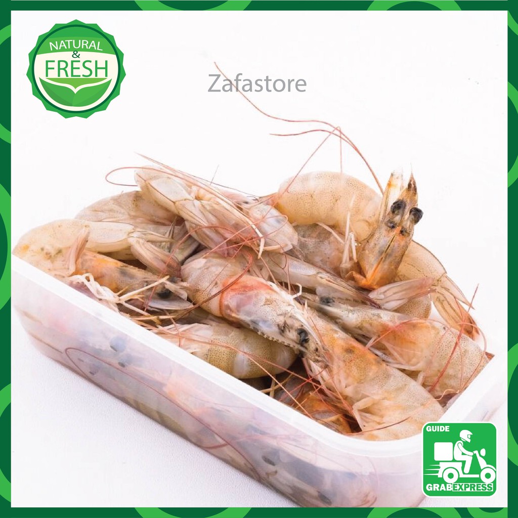 Jual Udang Vaname Makanan Daging Laut Segar Fresh Gram Shopee