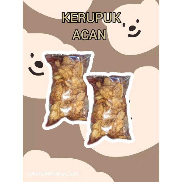 Jual KERUPUK ACAN DAUN JERUK PURUT KERIPIKKITAKUY BJM Shopee Indonesia