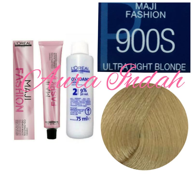 Jual LOREAL MAJIFASHION NO 900S ULTRA LIGHT BLONDE OXYDANT 75ML