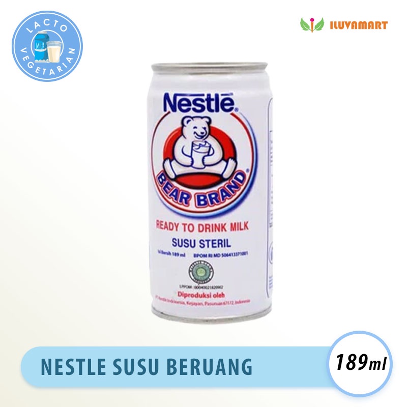 Jual Nestle Bear Brand Susu Beruang Steril Murni Ml Susu Sapi Murni