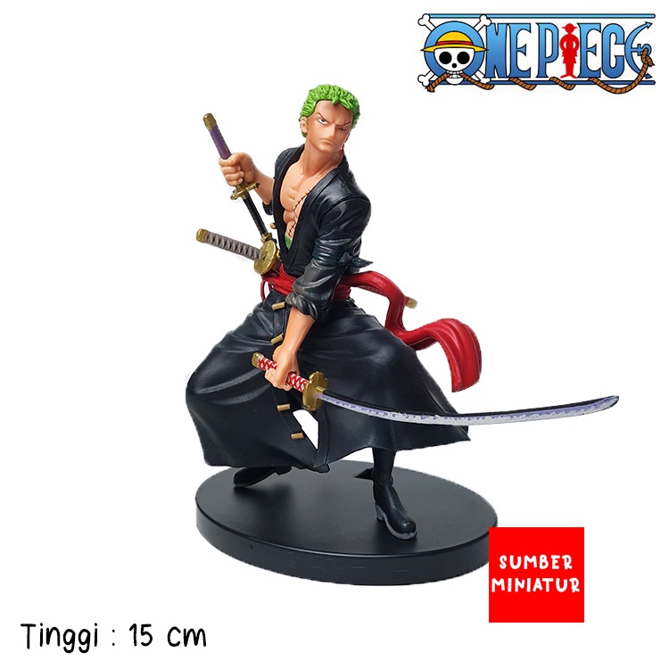 Jual Action Figure One Piece Roronoa Zoro Onigashima Wano Battle Pose