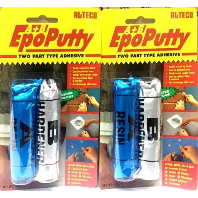 Jual Lem Kapal Lem Porting Lem Alteco Epo Putty 100 Gram Shopee