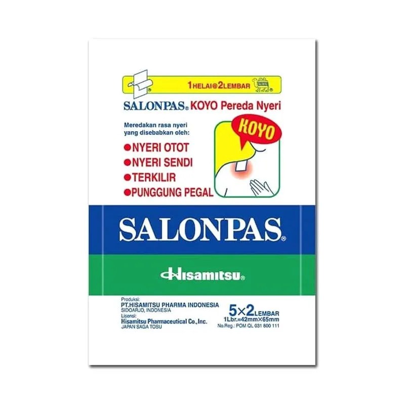 Jual SALONPAS KOYO PEREDA NYERI 1 SACHET ISI 10 PCS Shopee Indonesia