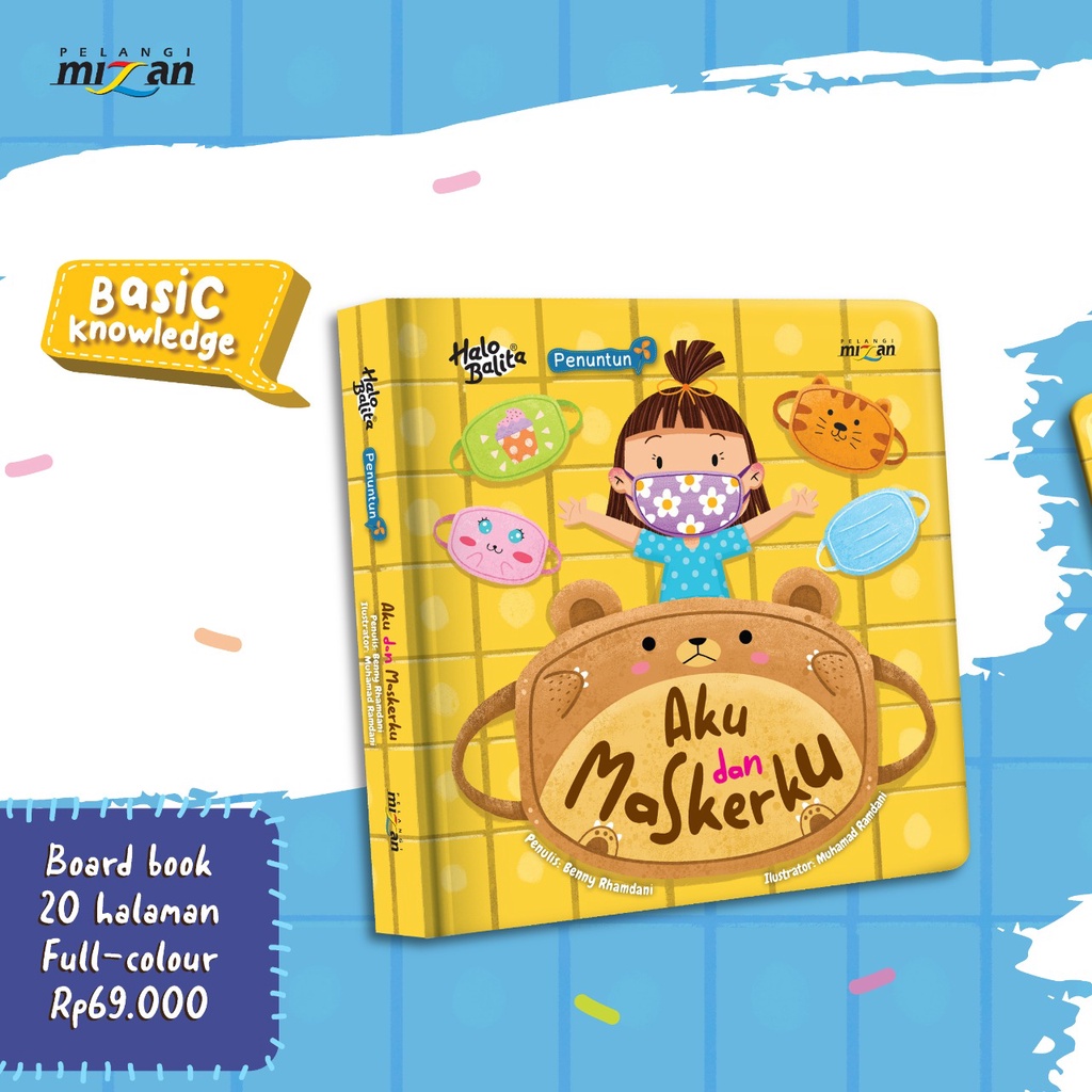 Jual Halo Balita Penuntun Aku Dan Maskerku Boardbook Shopee Indonesia