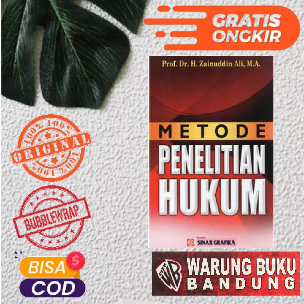 Jual Buku Metode Penelitian Hukum Zainuddin Lai Shopee Indonesia