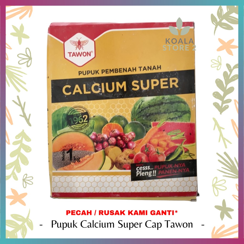 Jual Pupuk Calcium Super Cap Tawon Kemasan Kg Pupuk Kalsium