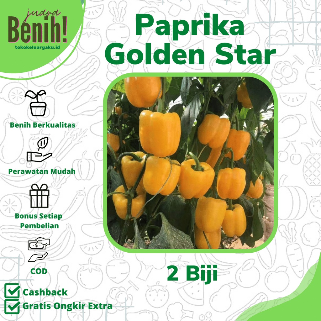 Jual Benih Paprika Golden Star F Shopee Indonesia