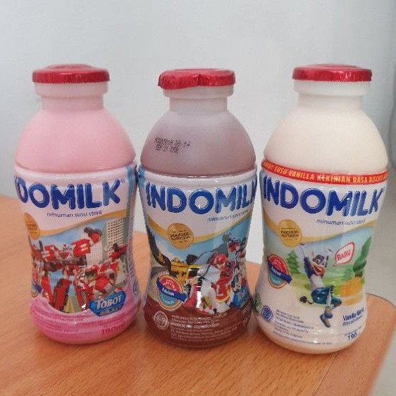 Jual Indomilk Susu Cair Uht Botol Coklat Vanila Stroberi Melon