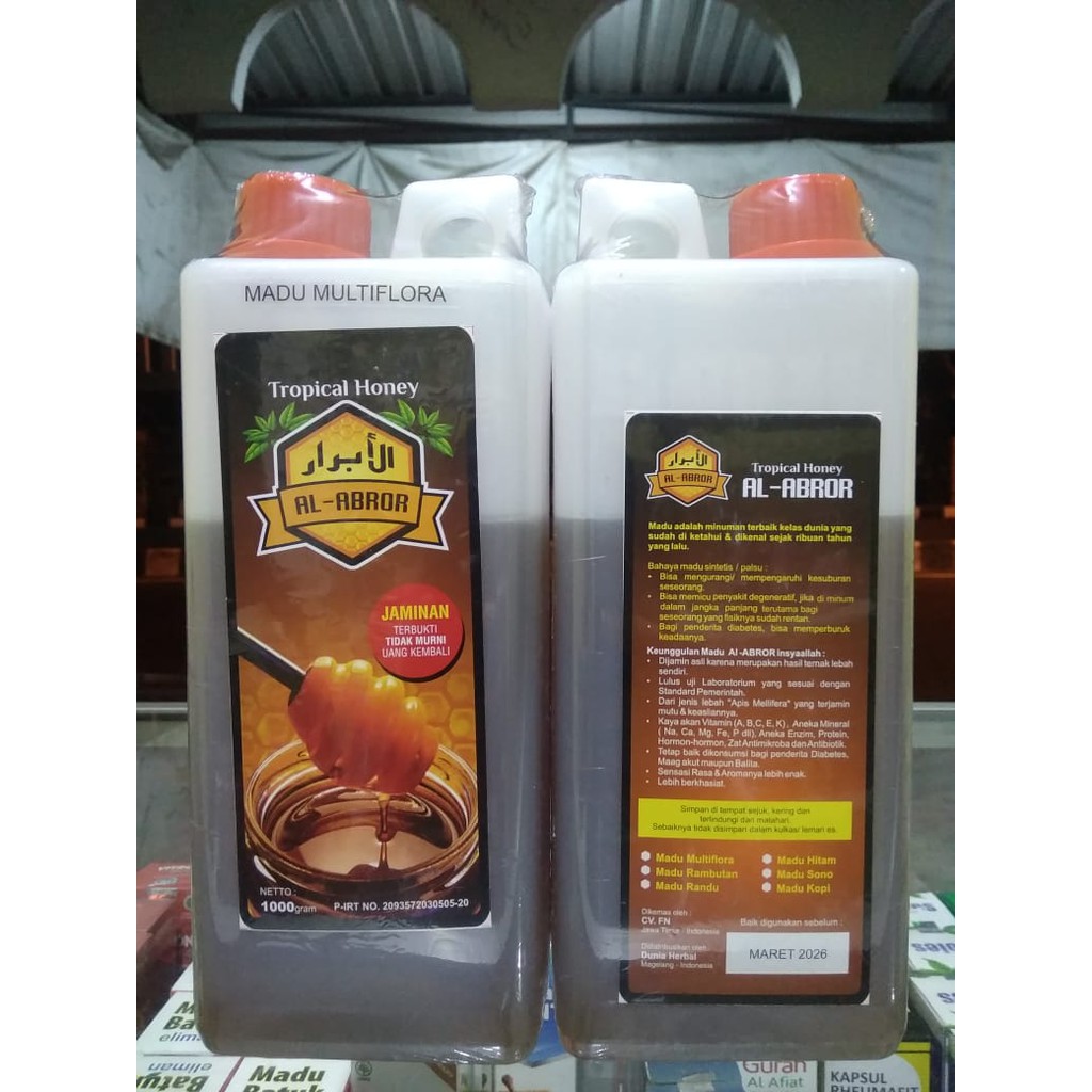 Jual Madu Multiflora Asli Murni Al Abror Kg Shopee Indonesia