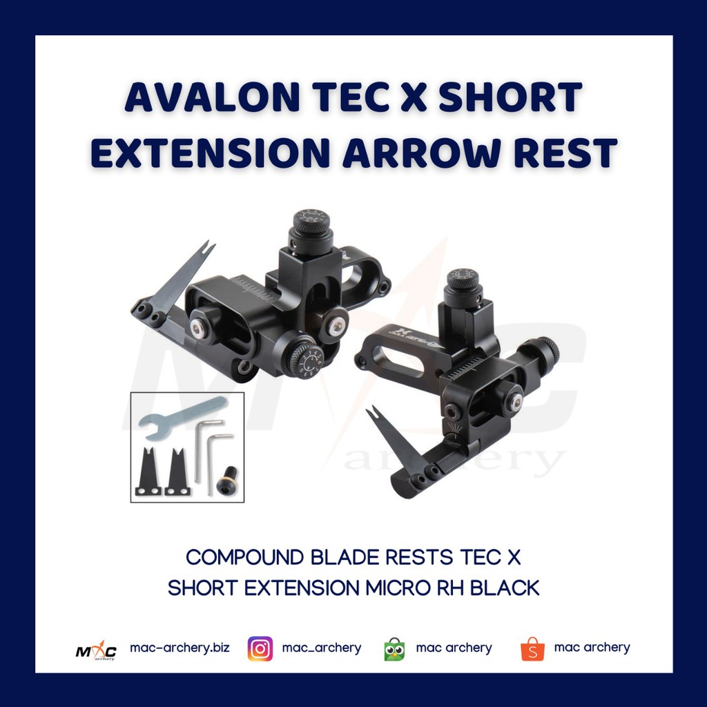 Jual Arrow Rest Compound Bow Avalon Tec X Shorty Arrow Rest Busur