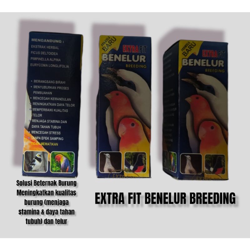 Jual READY BENELUR BREEDING EXTRA FIT Solusi Beternak Burung Shopee