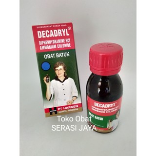 Jual Decadryl Expectorant Syrup Untuk Batuk 60 Ml Obat Batuk Shopee