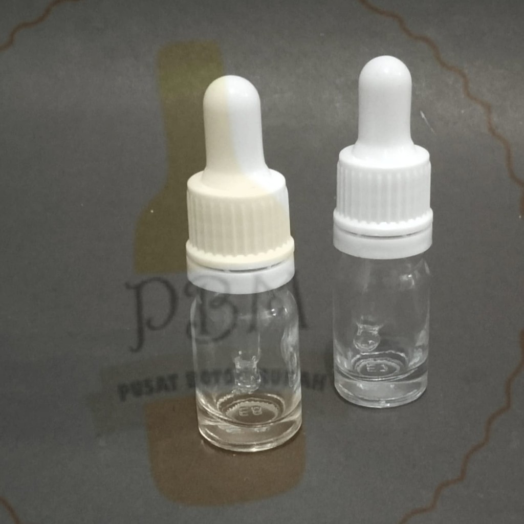 Jual Botol Kaca Pipet 5 Ml Bening Tebal Botol Kaca Pipet 5ml Putih