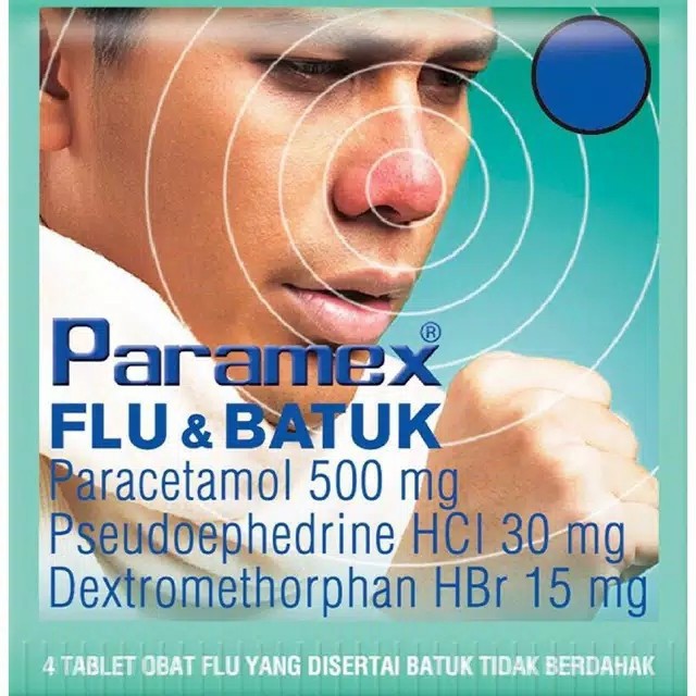 Jual Paramex Flu Dan Batuk Kemasan Hijau Isi Tablet Per Strip