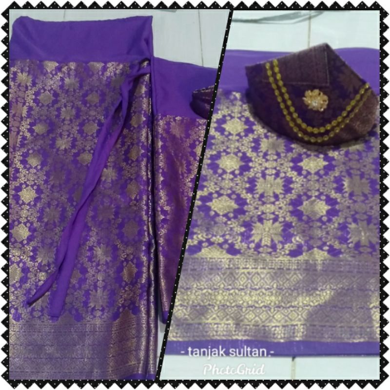 Jual Couple Songket Sultan Rumpak Tanjak Sarung Shopee Indonesia