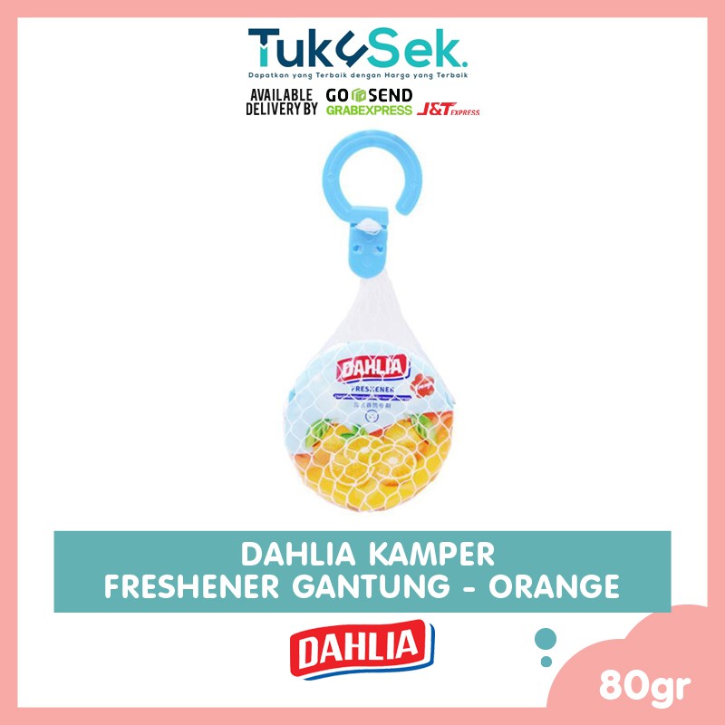 Jual Tukusek DAHLIA Kamper Freshener Gantung 80gr Orange Shopee