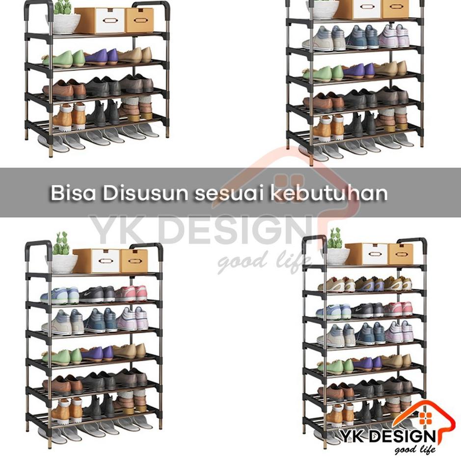 Jual YK DESIGN YK 216 Rak Sepatu Portable 5 Tingkat Tempat Sepatu