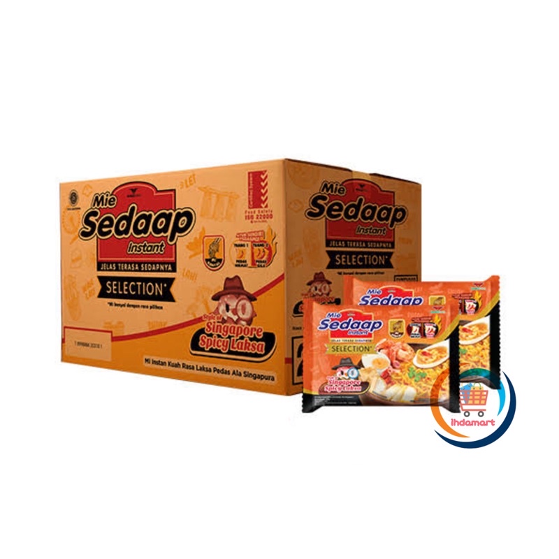 Jual Mie Sedaap Singapore Spicy Laksa 83 Gr 1 Dus Isi 40 Pcs Shopee