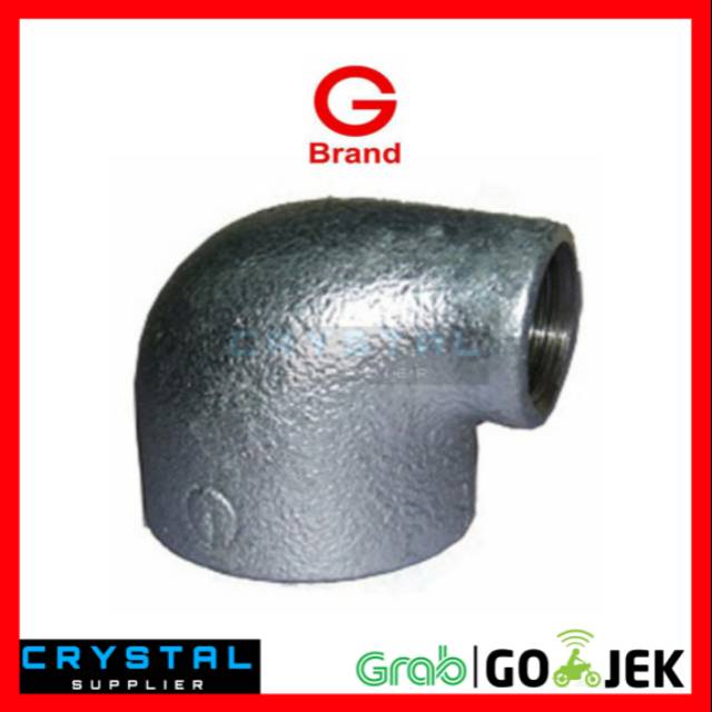 Jual VLOK KNIE GALVANIS BESI 3 4 X 1 2 G BRAND DRAT BSPT Reducer