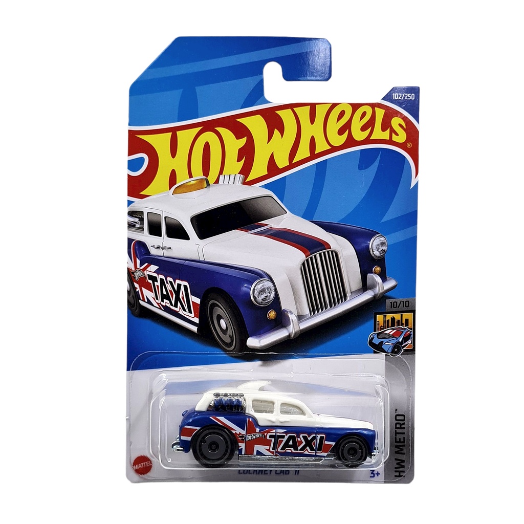 Jual Hot Wheels Cockney Cab II Biru Putih Taxi British P 2022