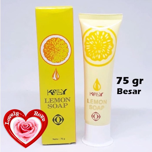 Jual KELLY LEMON SOAP SABUN MUKA KELLY 75 GR BESAR Shopee Indonesia