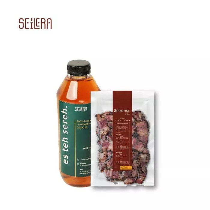 Jual PAKET Seiruma 250 Gr Es Teh Sereh 1L KHUSUS KURIR INSTANT SAME