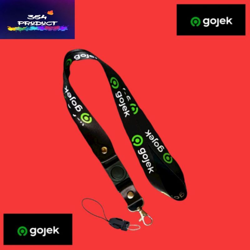 Jual Tali Lanyard Go Jek Ojek Gantungan Kunci Gantungan Id Card