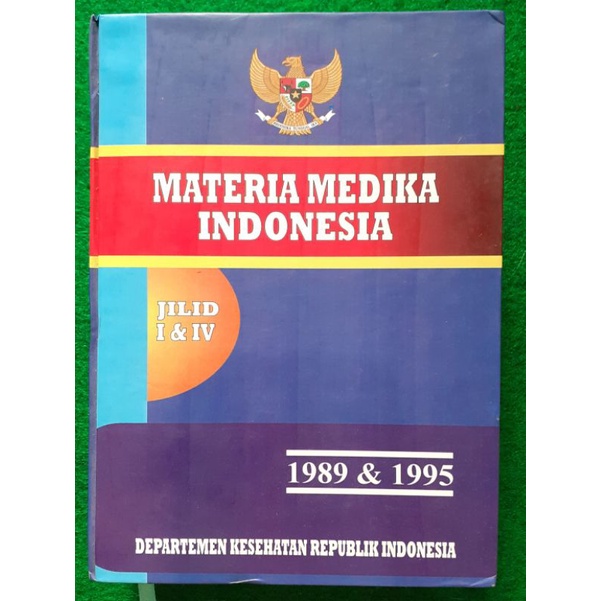 Jual Buku Materia Medika Indonesia Jilid 1 4 Shopee Indonesia