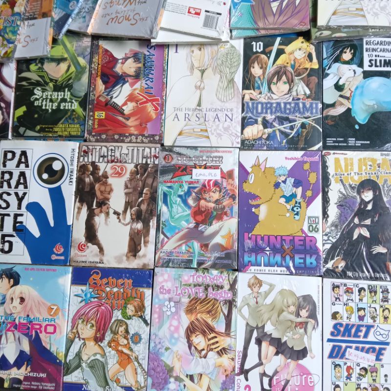 Jual Buku Komik Anime Segel Buku Manga Anime Segel Komik Anime