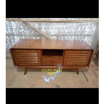 Jual Meja Tv Minimalis Model Simpel Retro Bufet Meja Konsol Cabinet Tv