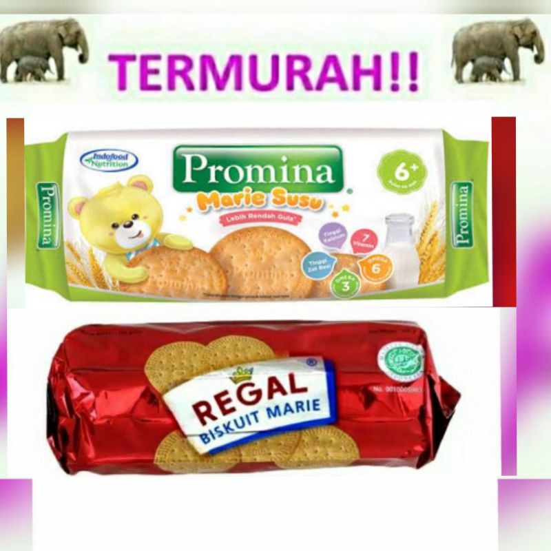 Jual Exp Marie Regal Gr Promina Susu Gr Biskuit Shopee