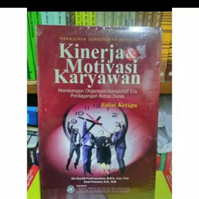 Jual Buku Manajemen Sumberdaya Manusia Kinerja Dan Motivasi Karyawan