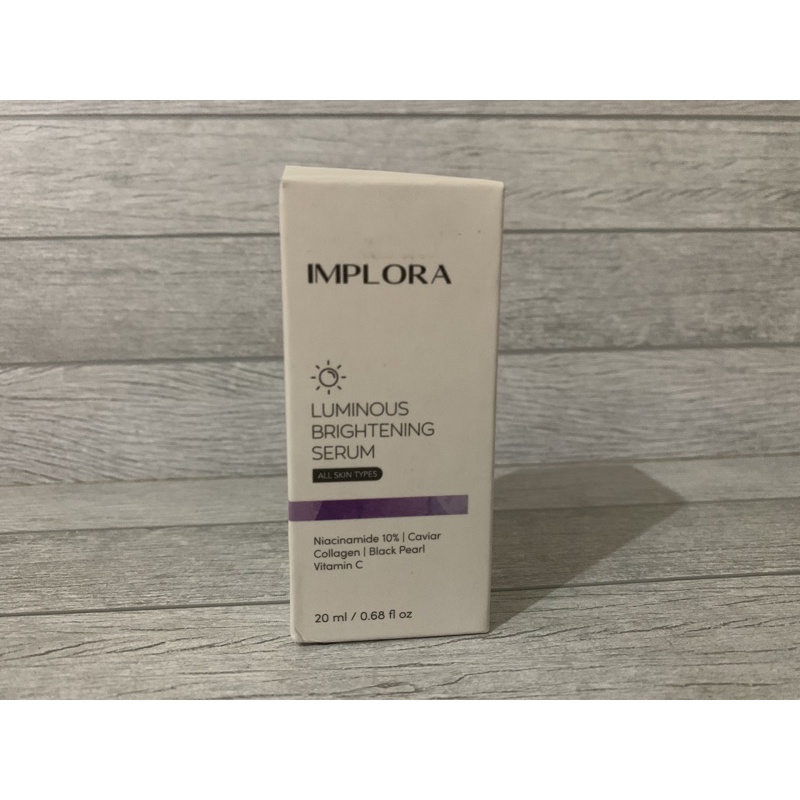 Jual SERUM IMPLORA LUMINOUS BRIGHTENING Shopee Indonesia