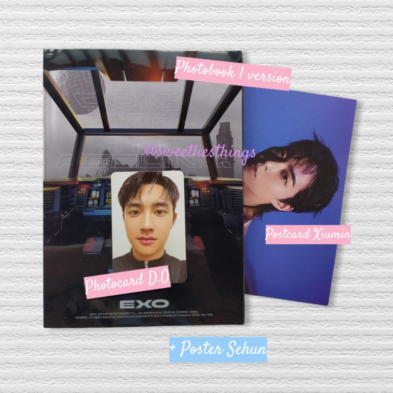 Jual Album Exo Don T Fight The Feeling Photocard D O Kyungsoo Postcard