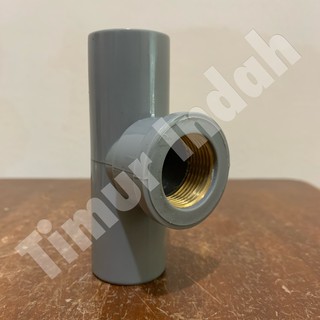 Jual Faucet Tee Drat Dalam X Ts Kuningan Sova Shopee